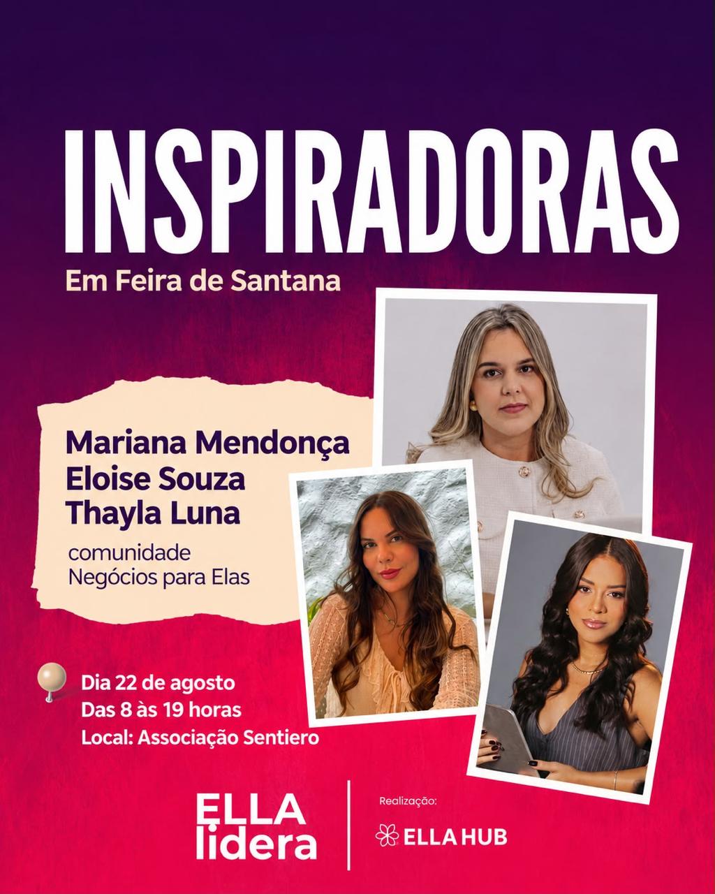 Mariana Mendonça, Eloise Souza, Thayla Luna